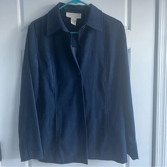 Norton McNaughton Navy Blue Blazer - Picture 2 of 5